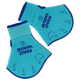 Акваперчатки для аквафитнеса Aquafitness gloves MadWave M082906 бирюзовый