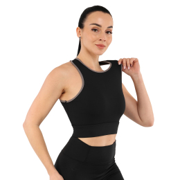 Кроп-топ жіночий Joma CORE 902487-100 S-XL чорний