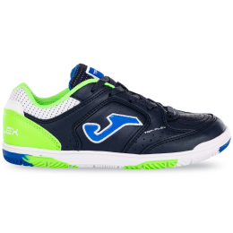 Футзалки взуття для міні-футболу дитяче Joma TOP FLEX TPJW2533IN розмір 30-37 темно-синій