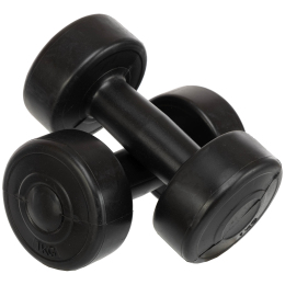 Гантель для фітнесу з PE покриттям Zelart TA-4759-1 1шт 1кг кольори в асортименті