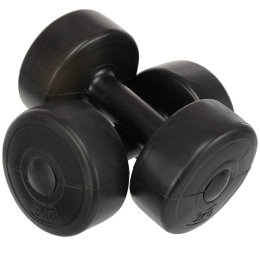 Гантель для фітнесу з PE покриттям Zelart TA-4759-3 1шт 3кг кольори в асортименті