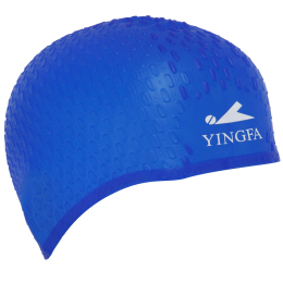 Шапочка для плавання силіконова на довге волосся YINGFA C0061 кольори в асортименті