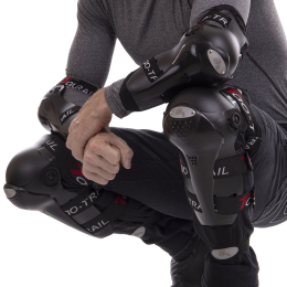 Комплект захисту TAO-TRAIL MS-1237 (коліно, гомілка, передпліччя, лікоть) чорний