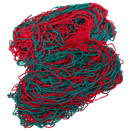 Сітка для міні-футболу та гандболу SP-Planeta Економ SO-5285 3x2x1м 2шт червоний-зелений