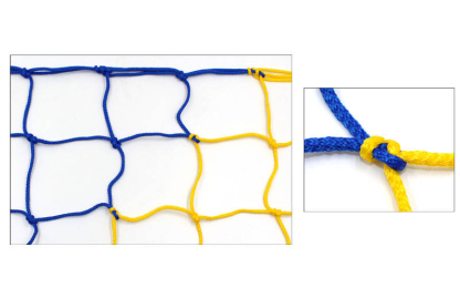 Сетка гашения для мини-футбольных и гандбольных ворот SP-Planeta Элит SO-5283 2,1x3,0м 2шт синий-желтый