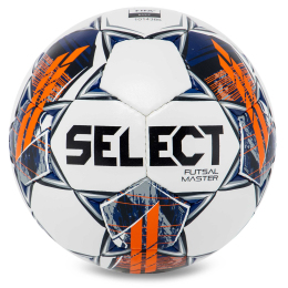 М'яч для футзалу SELECT FUTSAL MASTER FIFA BASIC V22 Z-MASTER-WOR №4 білий-помаранчевий