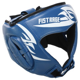 Шлем боксерский открытый кожаный FISTRAGE VL-4150 S-XL цвета в ассортименте