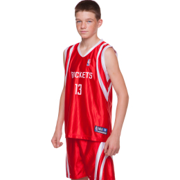 Форма баскетбольна дитяча NB-Sport NBA HOUSTON, MIAMI CO-0038 M-XL S-2XL кольори в асортименті