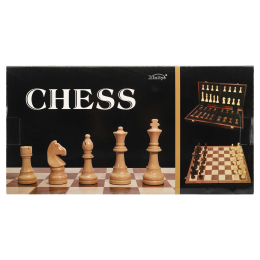 Шахматы настольная игра SP-Sport W5206 33x26х5 см дерево