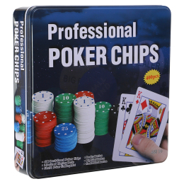 Набор для покера в металлической коробке SP-Sport IG-8654 400 фишек