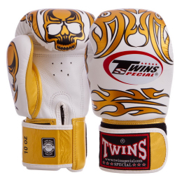 Боксерські рукавиці шкіряні TWINS FBGVL3-31 10-18унцій кольори в асортименті