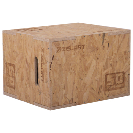 Бокс Пліометріческіе дерев'яний Zelart BOX-WOOD FI-3636-1 1шт 60см світло-коричневий