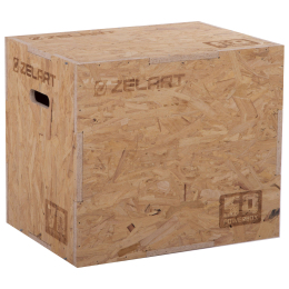 Бокс пліометріческіе дерев'яний Zelart BOX-WOOD FI-3636-2 1шт 70см світло-коричневий
