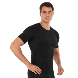 Футболка компрессионная с коротким рукавом мужская Joma CORE 104190-100 S-2XL черный