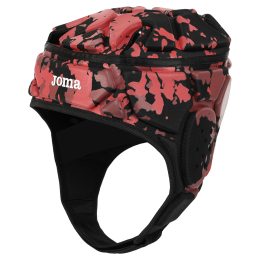 Шлем защитный мягкий для игры в регби Joma PROTECT 400704-106 M-L черный-красный