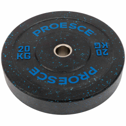 Бамперные диски из структурной резины Bumper Plates Record TA-4782-20 51мм 20кг черный-синий