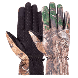 Перчатки для охоты и рыбалки с закрытыми пальцами SP-Sport BC-9229 размер универсальный Камуфляж Лес