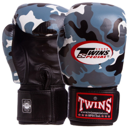 Боксерські рукавиці шкіряні TWINS FBGVL3-ARMY 12-16унцій кольори в асортименті