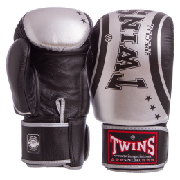 Перчатки боксерские кожаные TWINS FBGV-TW4 10-16 унций цвета в ассортименте