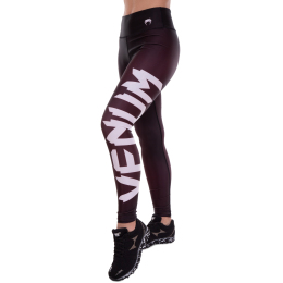 Компрессионные штаны тайтсы для спорта VNM CK43 S-2XL черный-белый