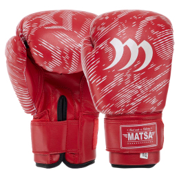 Боксерські рукавиці PVC MATSA MA-7762 2-12 унцій кольори в асортименті