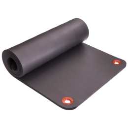Коврик для фитнеса и йоги профессиональный Zelart FI-2575 (MD9004-15) 180x61x1,5см серый