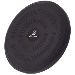 Подушка балансировочная массажная Zelart FI-2584 (MD1469) диаметр-33см черный