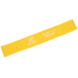 Резинка для упражнений лента сопротивления LOOP BANDS Zelart FI-2596-M 6,8-9кг желтый