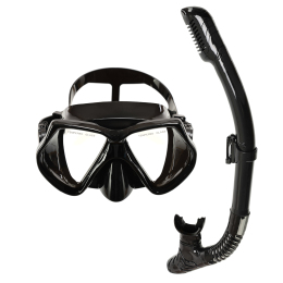 Набір для плавання маска із трубкою SP-Sport PL-5877 чорний
