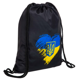 Рюкзак-мішок SP-Sport GA-5976 I LOVE UKRAINE чорний