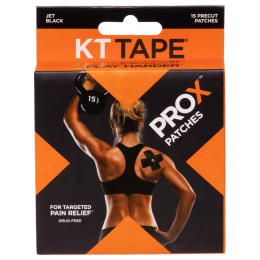 Кінезіо тейп (Kinesio tape) KT TAPE PRO X XSTRIP 15шт чорний