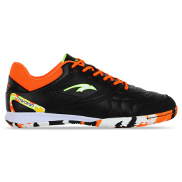 Взуття для футзалу чоловіче MARATON 230439-4 розмір 40-45 чорний-помаранчевий