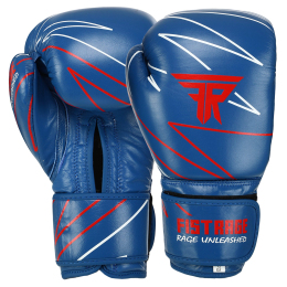Перчатки боксерские FISTRAGE PRO TRAINING VL-9352 10-14 унций синий