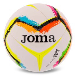 М'яч футбольний Joma HALLEY II 401726-217-T5 №5 білий-жовтий