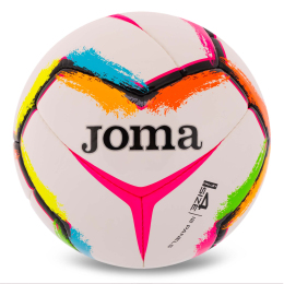 М'яч футбольний Joma HALLEY II 401727-218-T4 №4 білий-рожевий