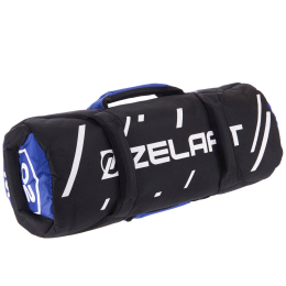 Сумка для кросфіта Zelart без наповнювача Sandbag FI-2627-M синій-чорний