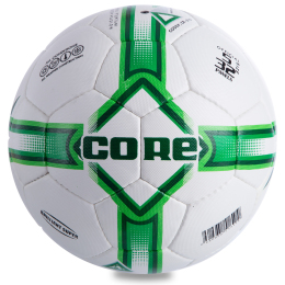 Мяч футбольный CORE BRILIANT SUPER CR-010 №5 PU белый-зеленый