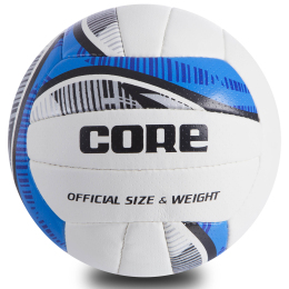 М'яч волейбольний Composite Leather CORE CRV-037 №5 білий-синій