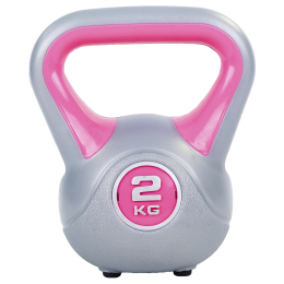 Гиря пластиковая Zelart TA-5734-2 вес 2кг розовый