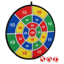 Дартс на липучке 6 мячей и мишень VELCRO dartboard Baili BL-602 37cм