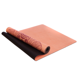Коврик для йоги Замшевый Record FI-5662-62 размер 183x61x0,3см персиковый