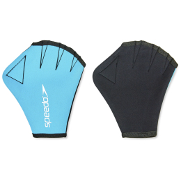 Перчатки для аквафитнеса SPEEDO 8069190309 S-L голубой-черный