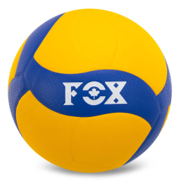 Мяч волейбольный FOX V330W-F №5 PU желтый-синий