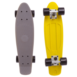 Скейтборд Пенни Penny SK-410-9 серый-желтый