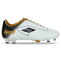 Бутсы футбольная обувь DIFFERENT SPORT SG-301313-4 размер 40-45 белый-золотой