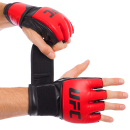 Перчатки для смешанных единоборств MMA UFC Contender UHK-69108 S-M красный
