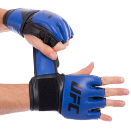 Перчатки для смешанных единоборств MMA UFC Contender UHK-69141 S-M синий