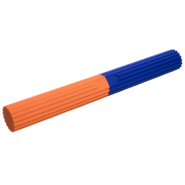 Тренажер гумовий гнучкий стрижень для кистей рук 40см FLEX BAR SP-Sport FI-0897 помаранчевий-синій