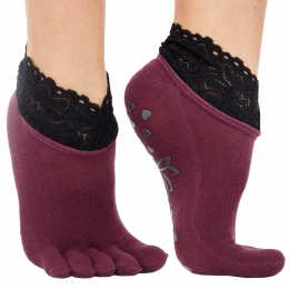 Шкарпетки для йоги з закритими пальцями SP-Planeta FI-9936 розмір 36-41 кольори в асортименті