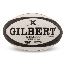 М'яч для регбі дитячий MINI GILBERT R-6585-7 розмір 1 білий-чорний